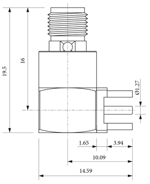 ��·ͬ����ת��ŦRJ518006 DC to 12 GHz SMA